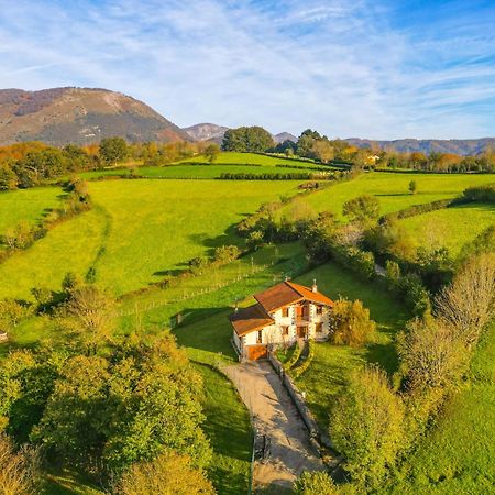 Casa Toki Eder, Espaciosa Casa Rural Para Familias Y Amigos Con Vistas Al Valle Uztegui ภายนอก รูปภาพ