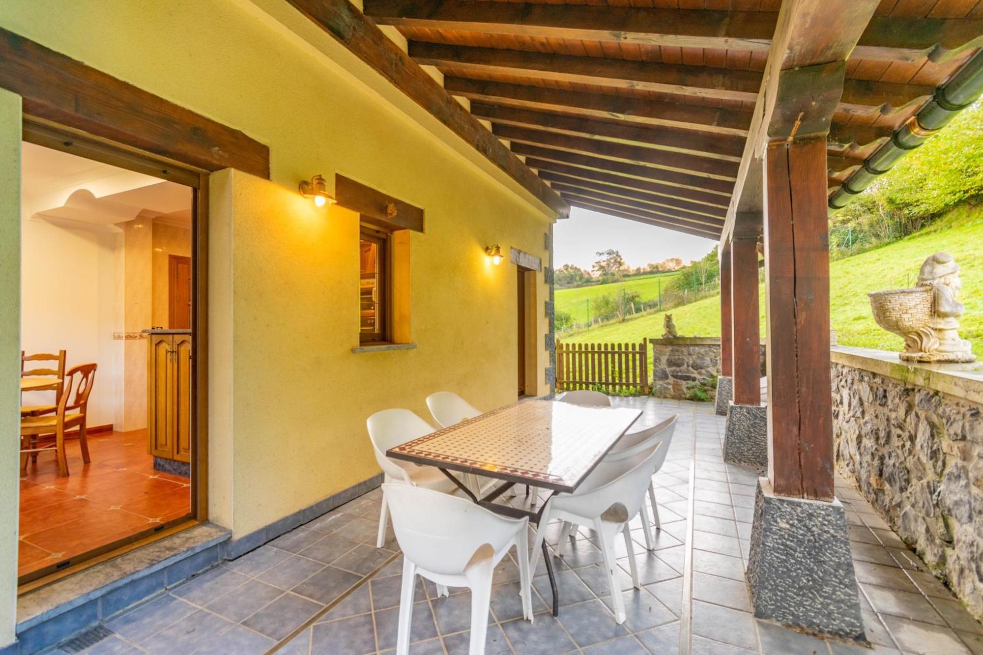 Casa Toki Eder, Espaciosa Casa Rural Para Familias Y Amigos Con Vistas Al Valle Uztegui ภายนอก รูปภาพ