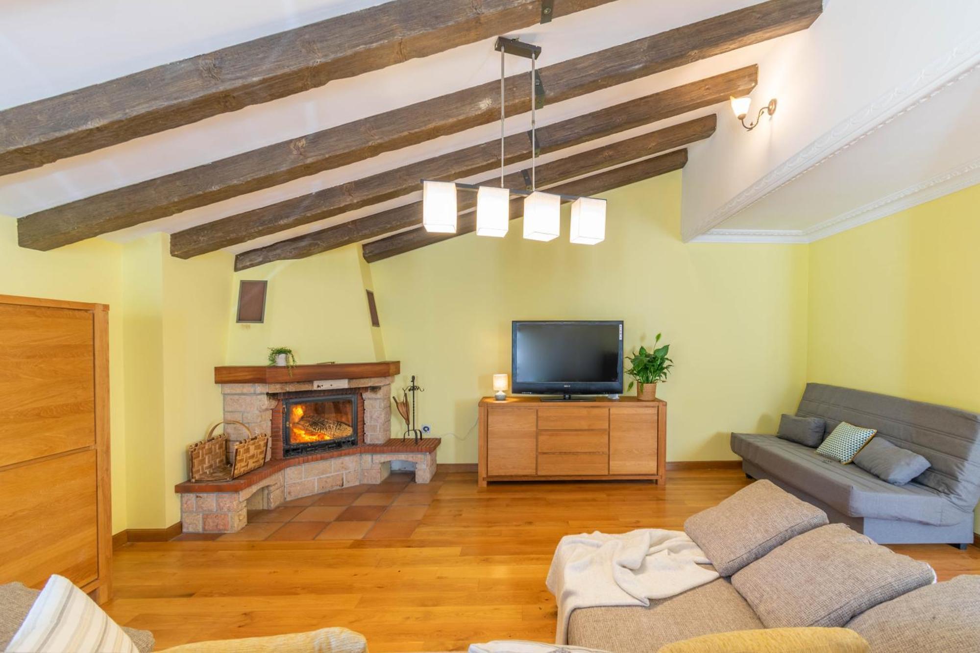 Casa Toki Eder, Espaciosa Casa Rural Para Familias Y Amigos Con Vistas Al Valle Uztegui ภายนอก รูปภาพ