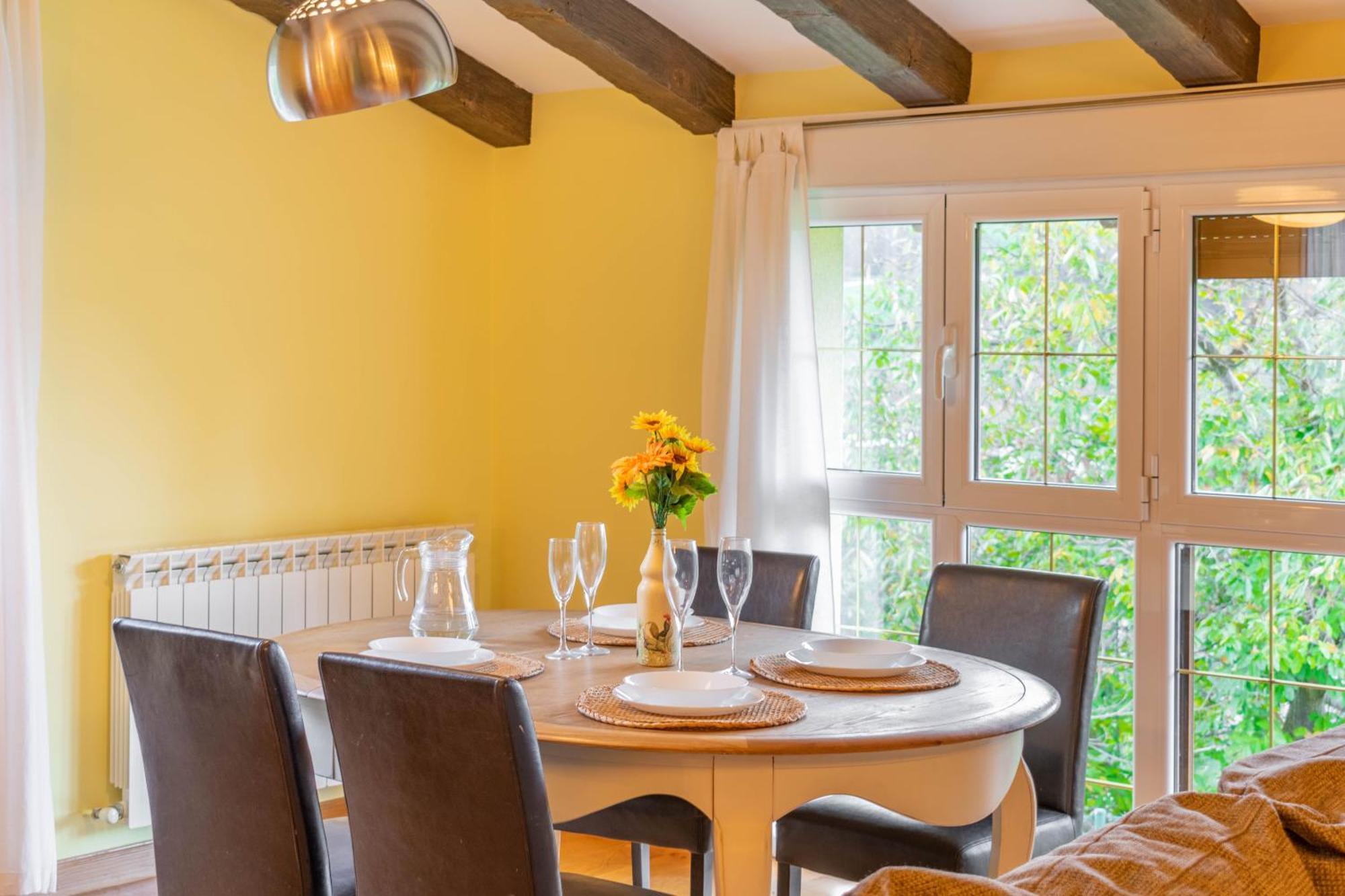 Casa Toki Eder, Espaciosa Casa Rural Para Familias Y Amigos Con Vistas Al Valle Uztegui ภายนอก รูปภาพ