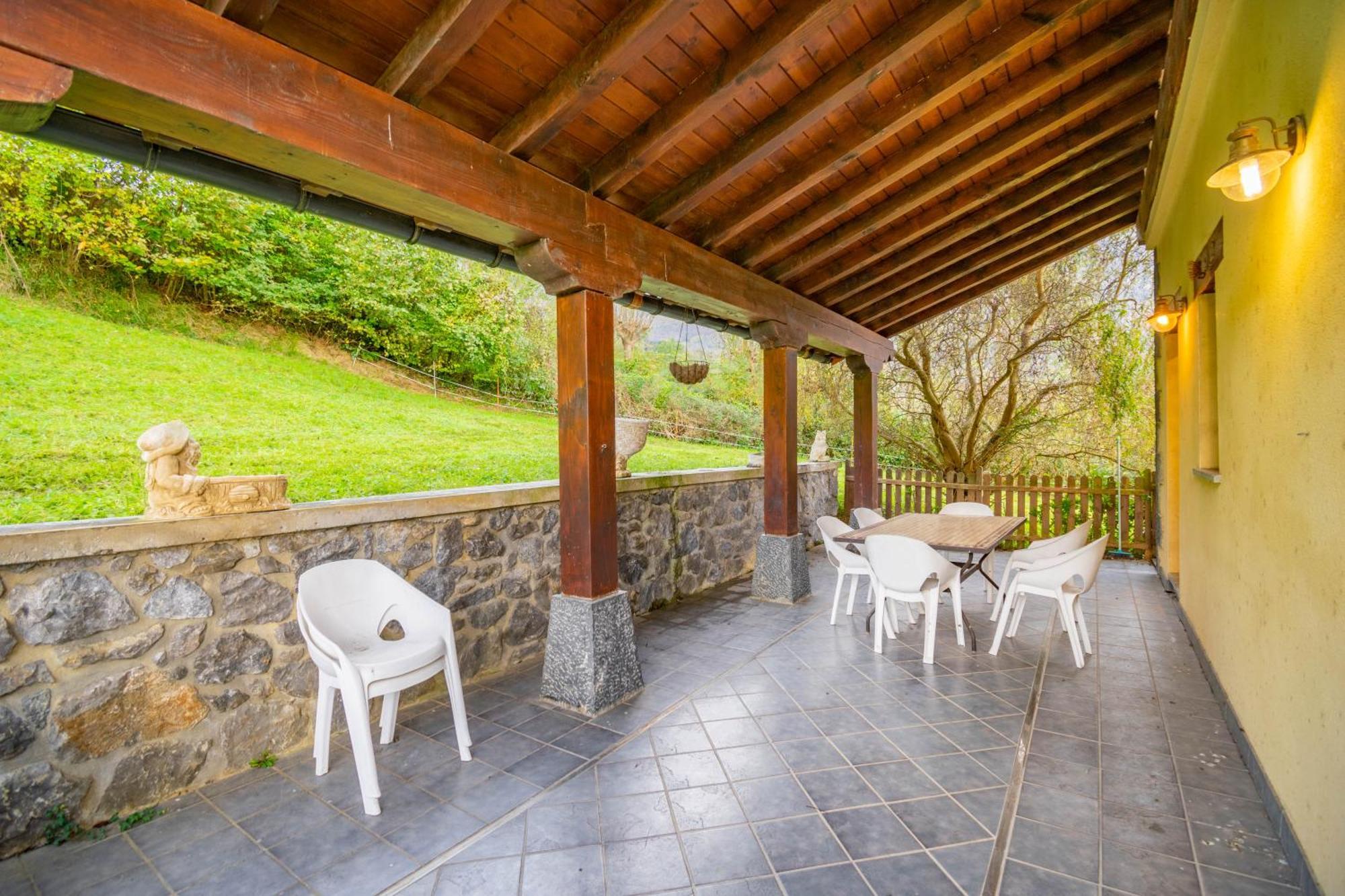 Casa Toki Eder, Espaciosa Casa Rural Para Familias Y Amigos Con Vistas Al Valle Uztegui ภายนอก รูปภาพ