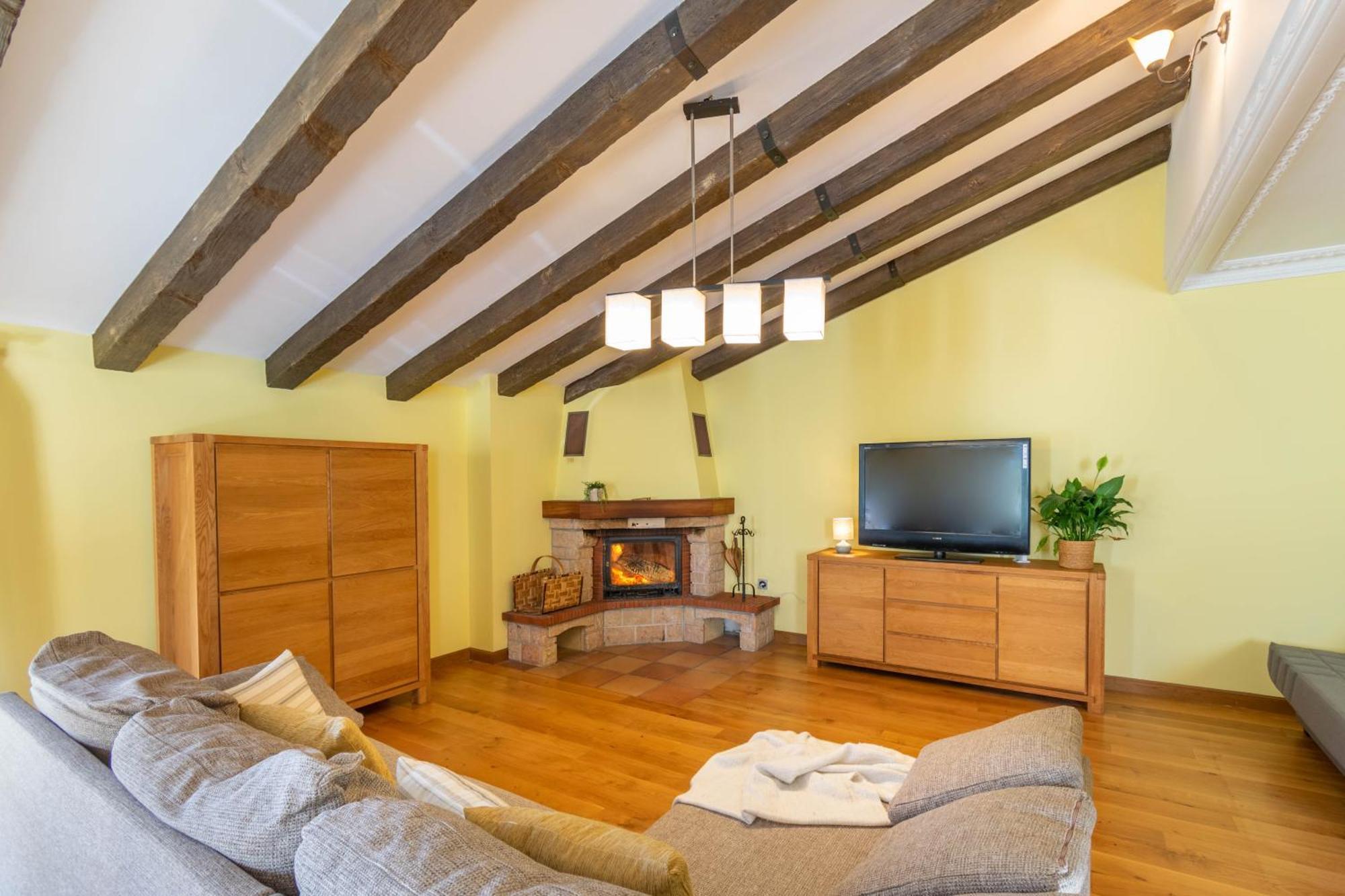 Casa Toki Eder, Espaciosa Casa Rural Para Familias Y Amigos Con Vistas Al Valle Uztegui ภายนอก รูปภาพ